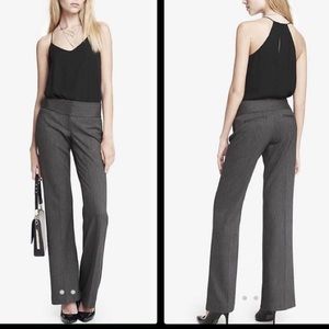 Express editor pant in grey. Size 2 Short.